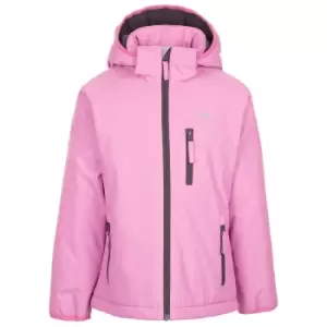Trespass Childrens Girls Shasta Waterproof Jacket (5/6 Years) (Deep Pink)