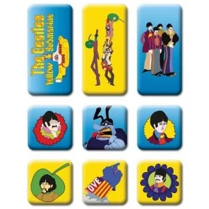 The Beatles - Yellow Submarine Fridge Magnet Set