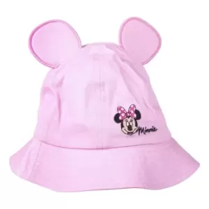 Disney Childrens/Kids Minnie Mouse Bucket Hat (One Size) (Pink)