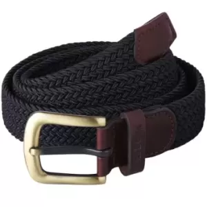 Barbour Stretch Webbing Belt Navy Medium