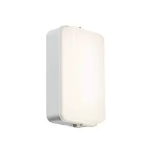 Knightsbridge - LED Security Amenity Bulkhead c/w M-Sensor White, 230V IP54 5W