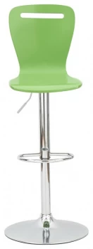 GFW Long Island Pair of Bentwood Bar Stool - Green