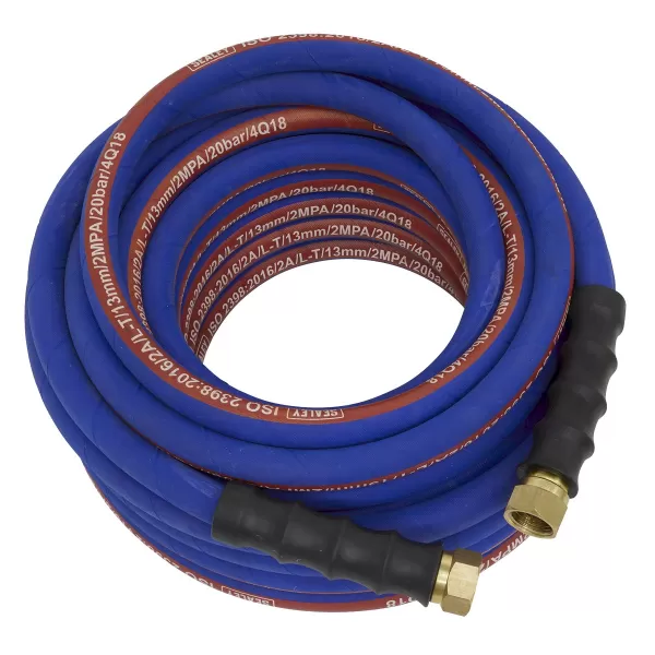 Sealey AH15R/12 Air Hose 15mtr x &#216;13mm 1/2BSP Unions Extra Heavy-Duty