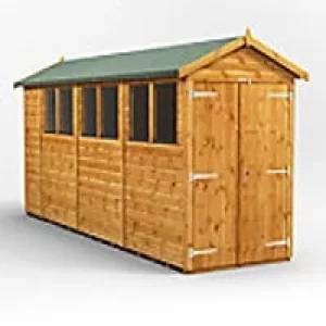 Power Garden Shed 144PADD Golden Brown 14x4