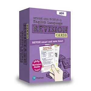 Revise AQA GCSE (9-1) English Language Revision Cards with free online Revision Guide Mixed media product 2017