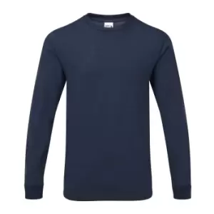 Gildan Mens Hammer Heavyweight Long Sleeve T-Shirt (S) (Sport Dark Navy)