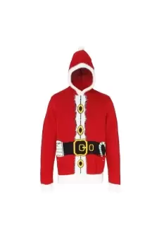 Hooded Santa Design Jumper Sweatshirt