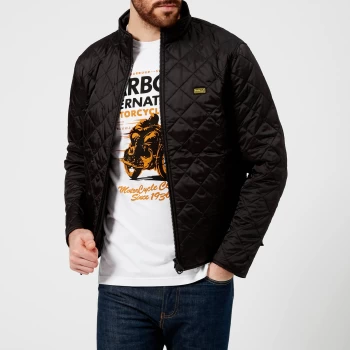 Barbour International Mens Gear Quilt Jacket - Black - S