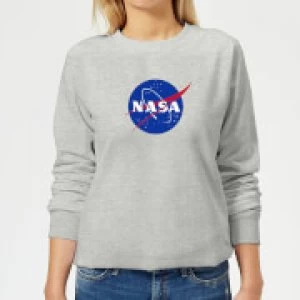 NASA Logo Insignia Womens Sweatshirt - Grey - XXL