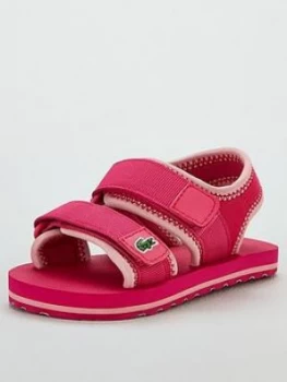 Lacoste Sol 119 1 Sandal, Pink, Size 1 Older