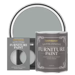 Rust-Oleum Satin Furniture & Trim Paint - PITCH GREY - 750ml