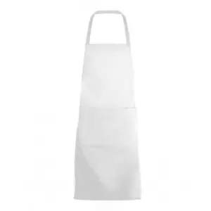 SOLS Unisex Gramercy Bib Apron (One Size) (White)