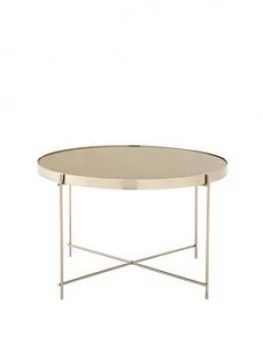 Premier Housewares Allure Large Side Table- Brushed Nickel