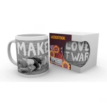 Woodstock - Make Love Not War Mug Gift Set