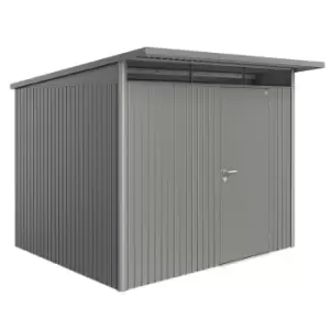 Biohort AvantGarde Metal Shed A6 Standard door 8' 5'' x 8' 5'' - Quartz Grey