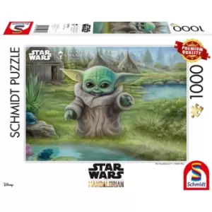 Thomas Kinkade: Disney Star Wars The Mandalorian - Childs Play 1000 Piece Jigsaw Puzzle