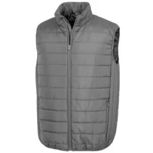 Result Mens Promo Core Padded Body Warmer (S) (Grey)