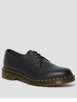 Dr Martens Vegan 1461 3 Eye Flat Shoe - Black