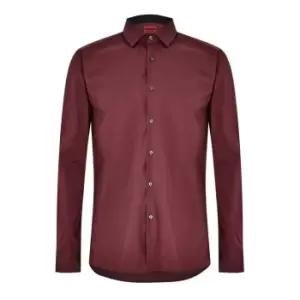 Hugo Cotton Stretch Shirt - Red