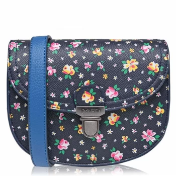 Jack Wills Hamsey Cross Body Bag - Blue Floral