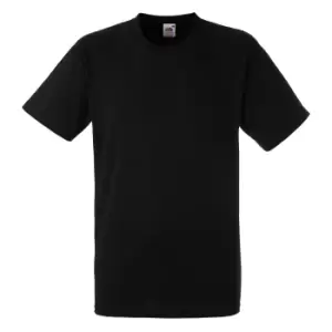 Fruit Of The Loom Mens Heavy Weight BelcoroA Cotton Short Sleeve T-Shirt (2XL) (Black)