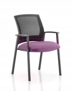 Metro Visitor Chair Bespoke Colour Seat Purple