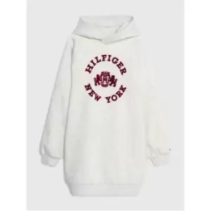 Tommy Hilfiger Hilfiger Crest Hoodie Dress - Grey