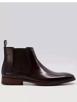 Dune London Market Boot - Dark Brown, Size 12, Men