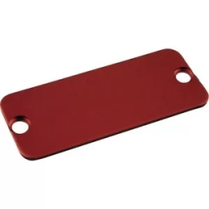 Hammond Electronics 1455LALRD-10 End cover (L x W) 103mm x 30.5mm Aluminium Red 10 pc(s)