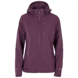 Trespass Womens/Ladies Claren II Waterproof Softshell Jacket (XXS) (Fig Marl)