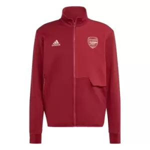 adidas Arsenal Anthem Jacket 2023 2024 Adults - Red