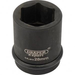 Draper Expert 3/4" Drive Hexagon Impact Socket Metric 3/4" 28mm