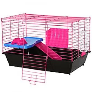 PawHut Small Animal Cage Black 440 mm x 720 mm x 470 mm