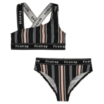 Firetrap Bikini Junior Girls - Jet Stripe