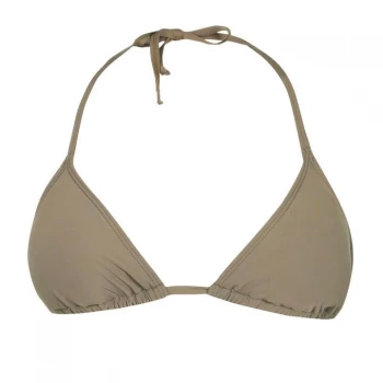 Firetrap Triangle Bikini Top Ladies - Khaki