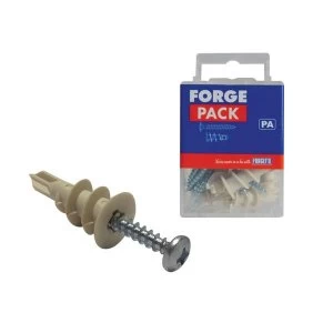 ForgeFix Cavity Wall Nylon Speed Plug 4.5 x 35mm ForgePack 10