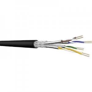 StarTech Network cable CAT 7 SFTP 4 x 2 x 0.25mm Black