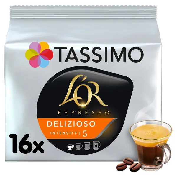 Tassimo L'OR Espresso Delizioso Coffee 16 Pods