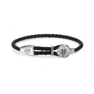 Thomas Sabo Rebel Heart Compass Leather Bracelet A1860-682-11-L25v