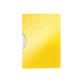 WOW ColorClip. Polypropylene. 30 sheet capacity. A4. Yellow. - Outer carton of 10