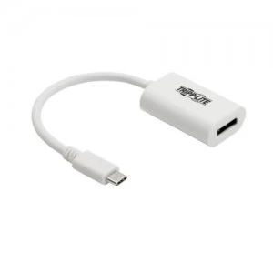 Tripp Lite USB C to Displayport 4K 60Hz Adapter White