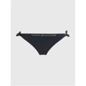 Tommy Bodywear Side Tie Cheeky Bikini Bottoms - Blue