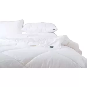 Belledorm Wool Midweight Duvet (Single) (White) - White