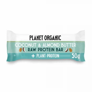 Planet Organic Raw Protein Bar Almond Butter & Coconut 50g