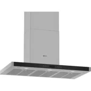 NEFF N90 D96BMV5N5B WiFi Connected 90cm Chimney Cooker Hood - Stainless Steel