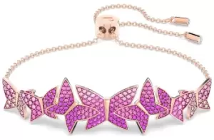 Swarovski 5636431 Lilia Butterfly Bracelet Pink And Rose Jewellery