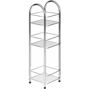 Premier Housewares - 3 Tier Chrome Storage Stand