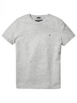 Tommy Hilfiger Boys Short Sleeve Essential Flag T-Shirt - Grey