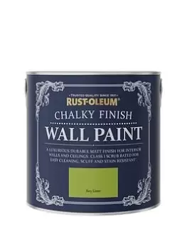 Rust-Oleum Chalky Wall Paint Key Lime 2.5L