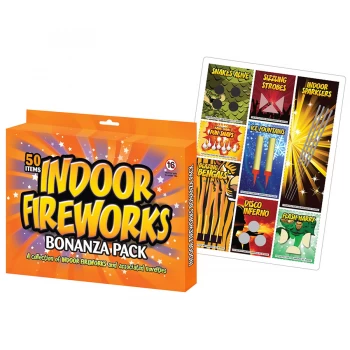 Robert Dyas Tobar 50 Assorted Indoor Fireworks